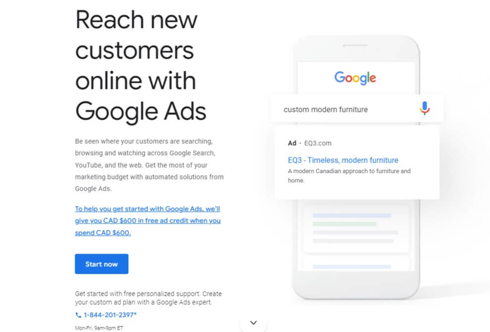 reach new customers online with google ads 