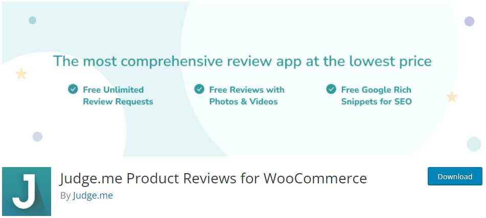 Judge.me Product Reviews for WooCommerce