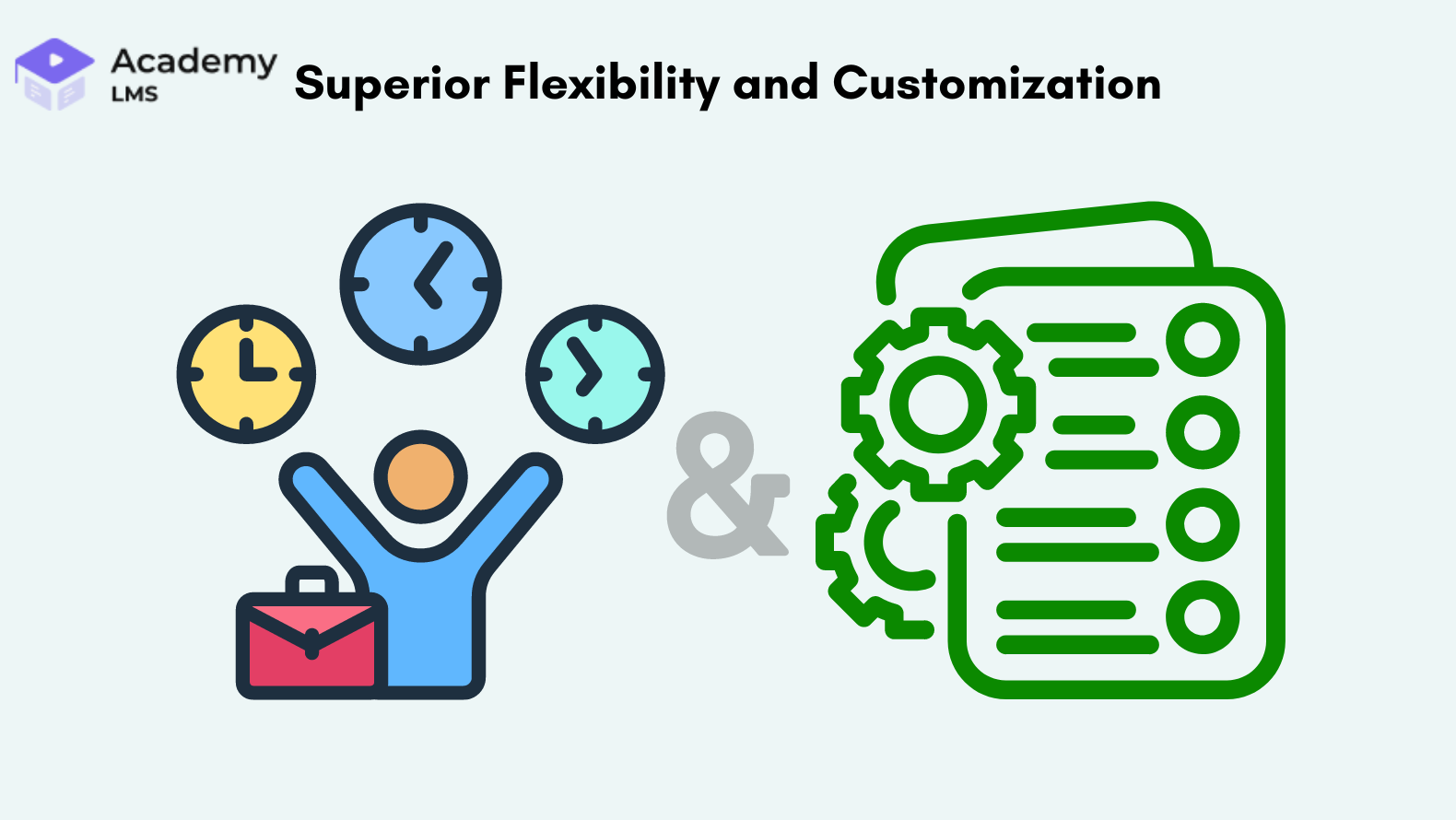 Superior Flexibility and Customization