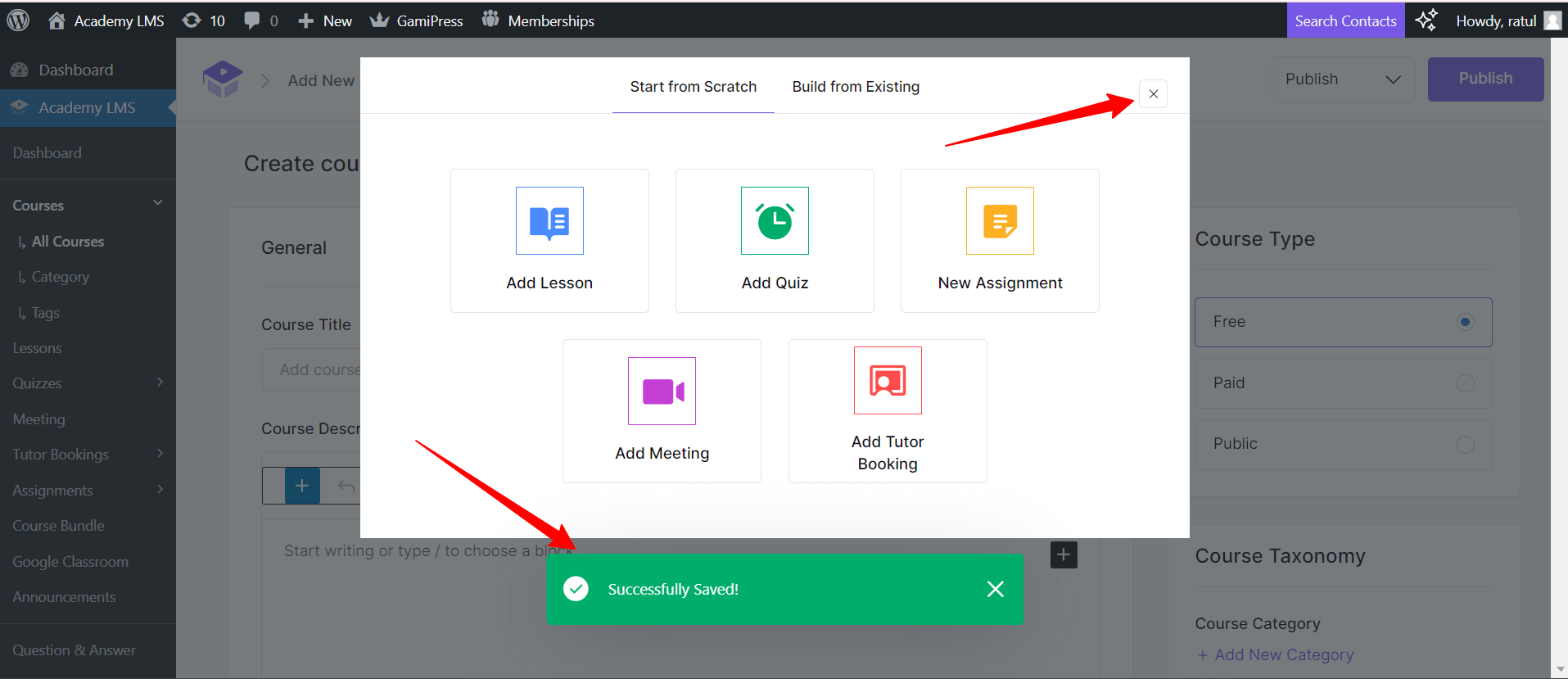 How to use Academy LMS quiz builder? - Academy LMS