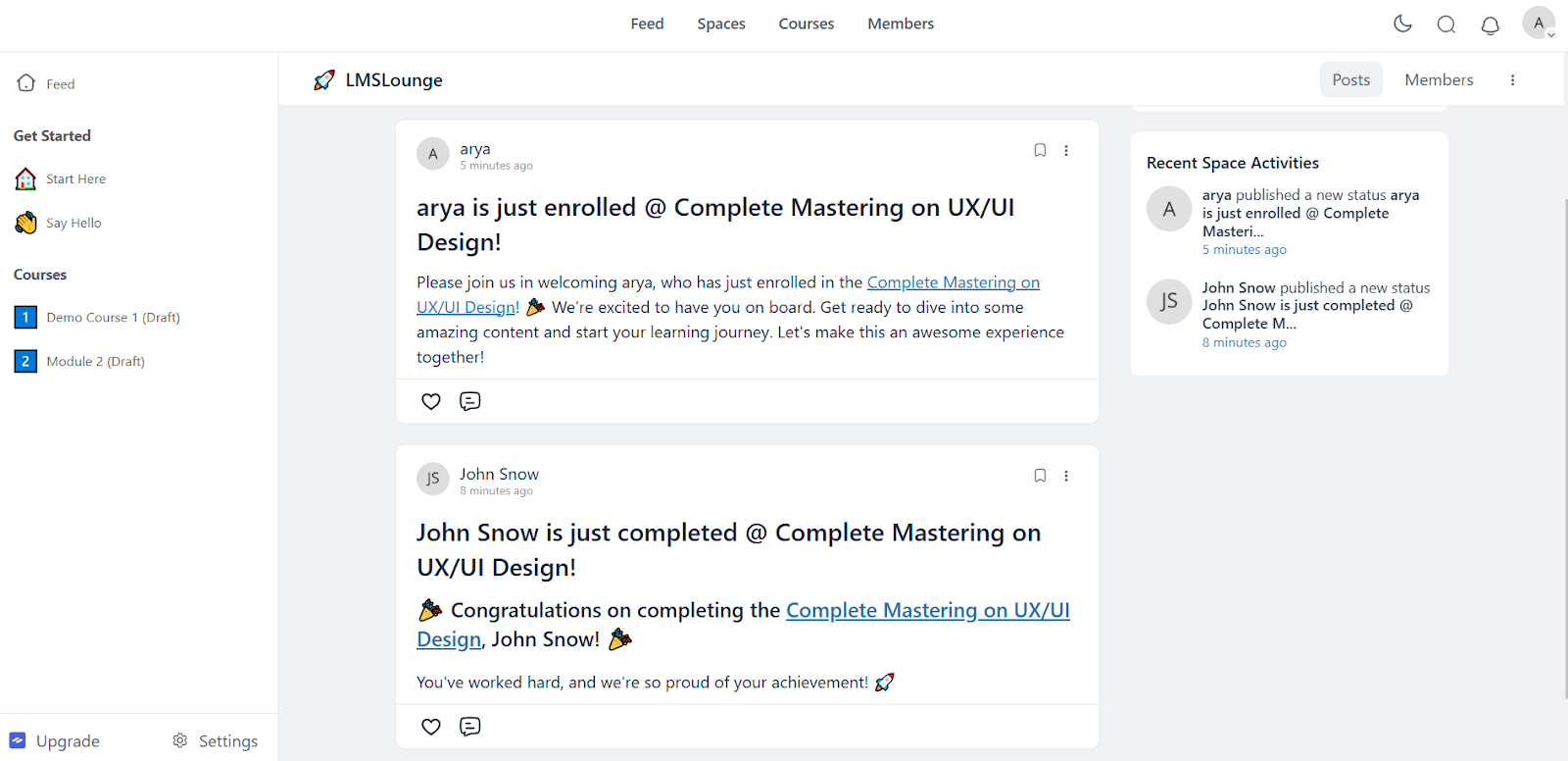 Example Posts