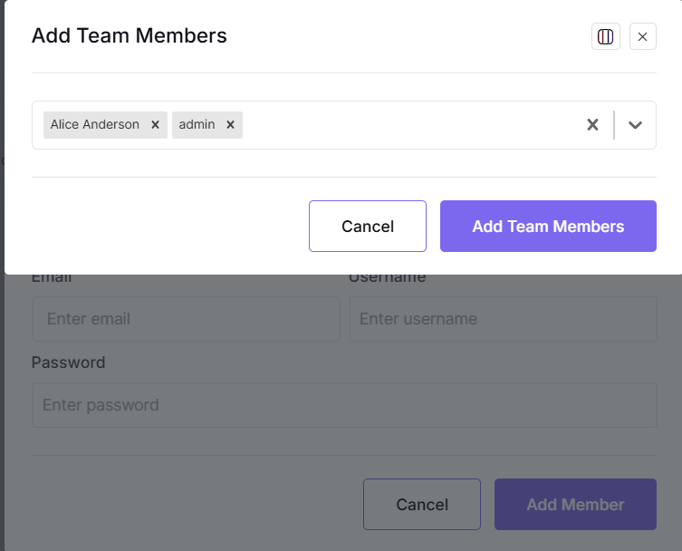 Add Team Members