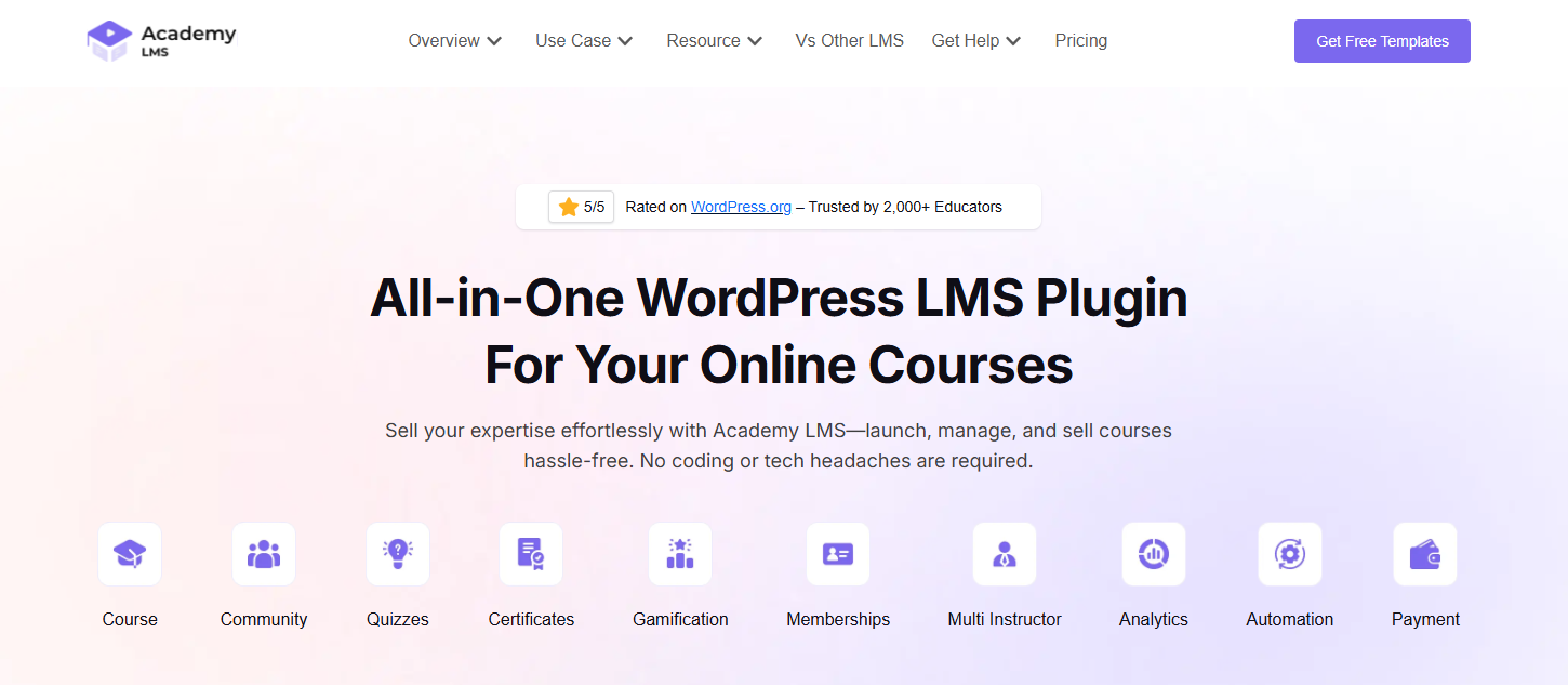 Academy LMS