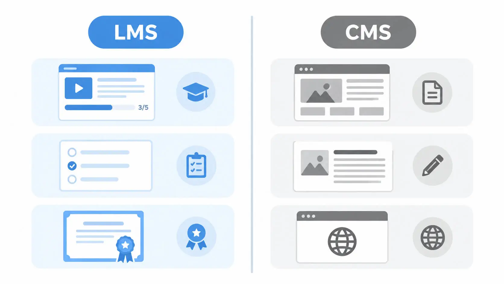 LMS vs CMS LMS vs CMS