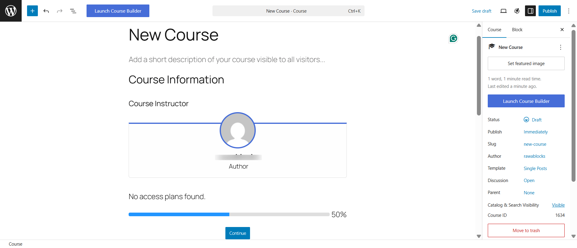 LifterLMS Course Editor