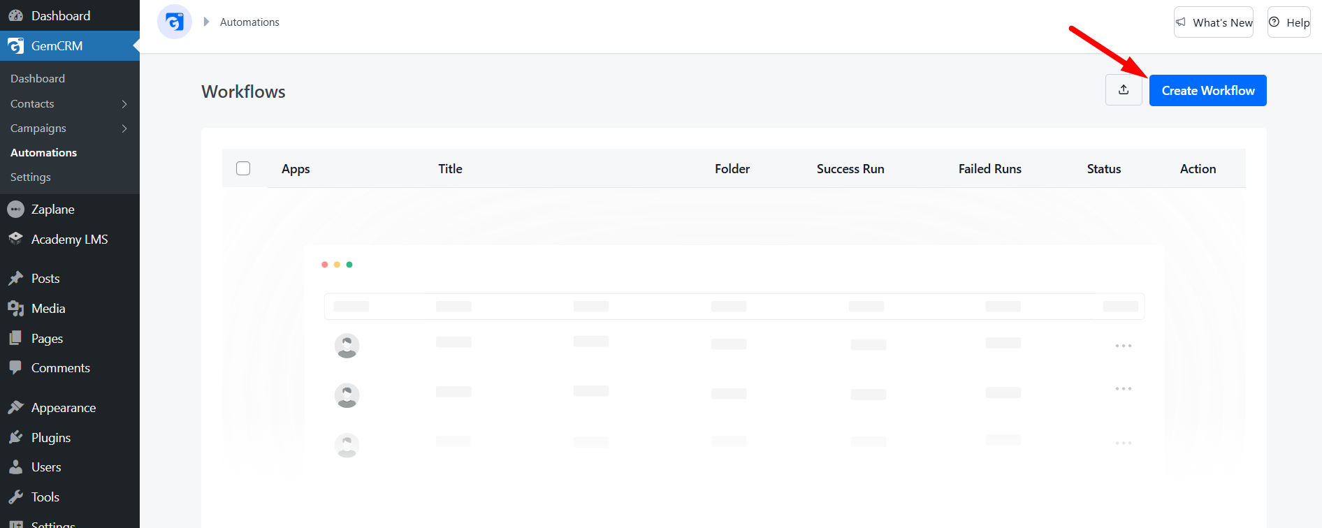 Create Workflow