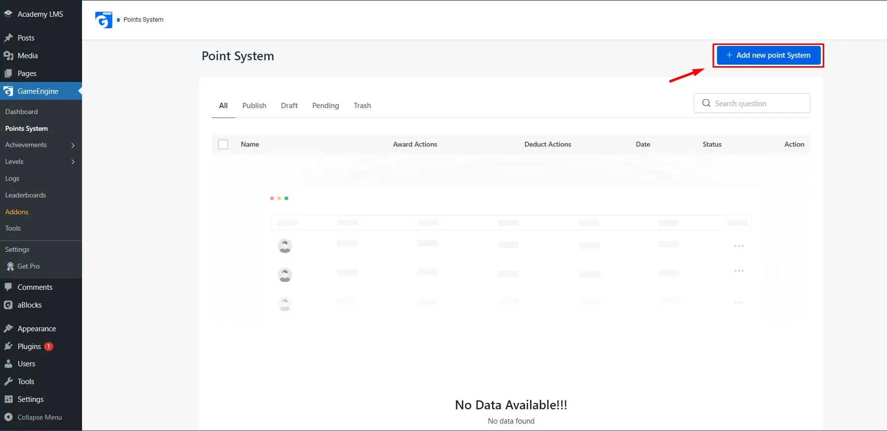 GameEngine Points System