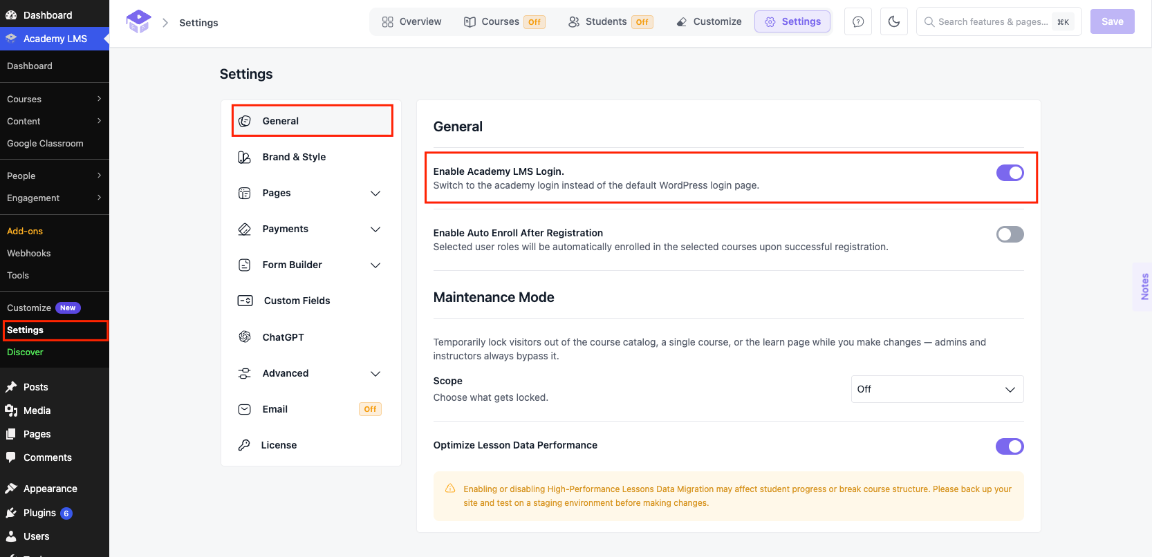 Enable Academy LMS Login