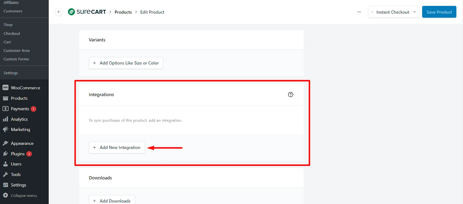Add an integration