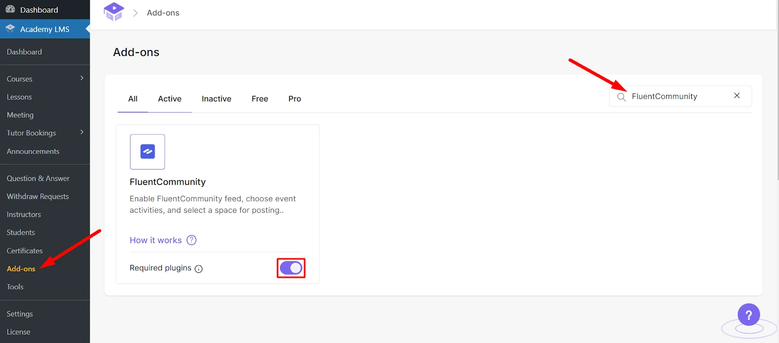 FluentCommunity add-on