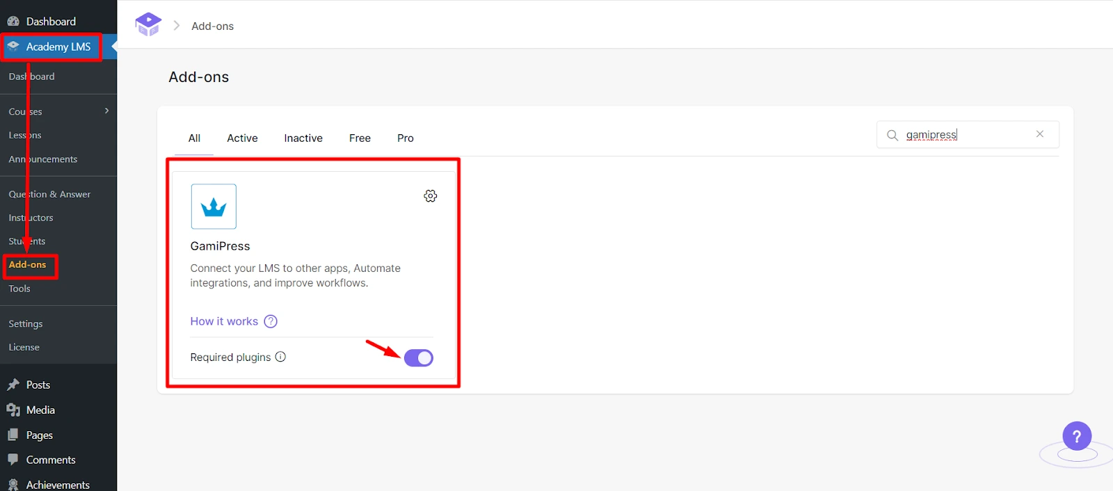 GamiPress add-on