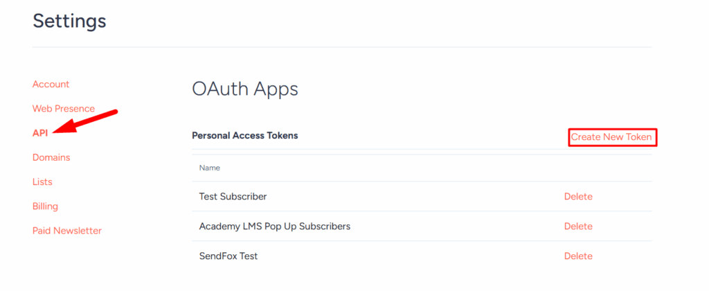Paste the key in WP SendFox