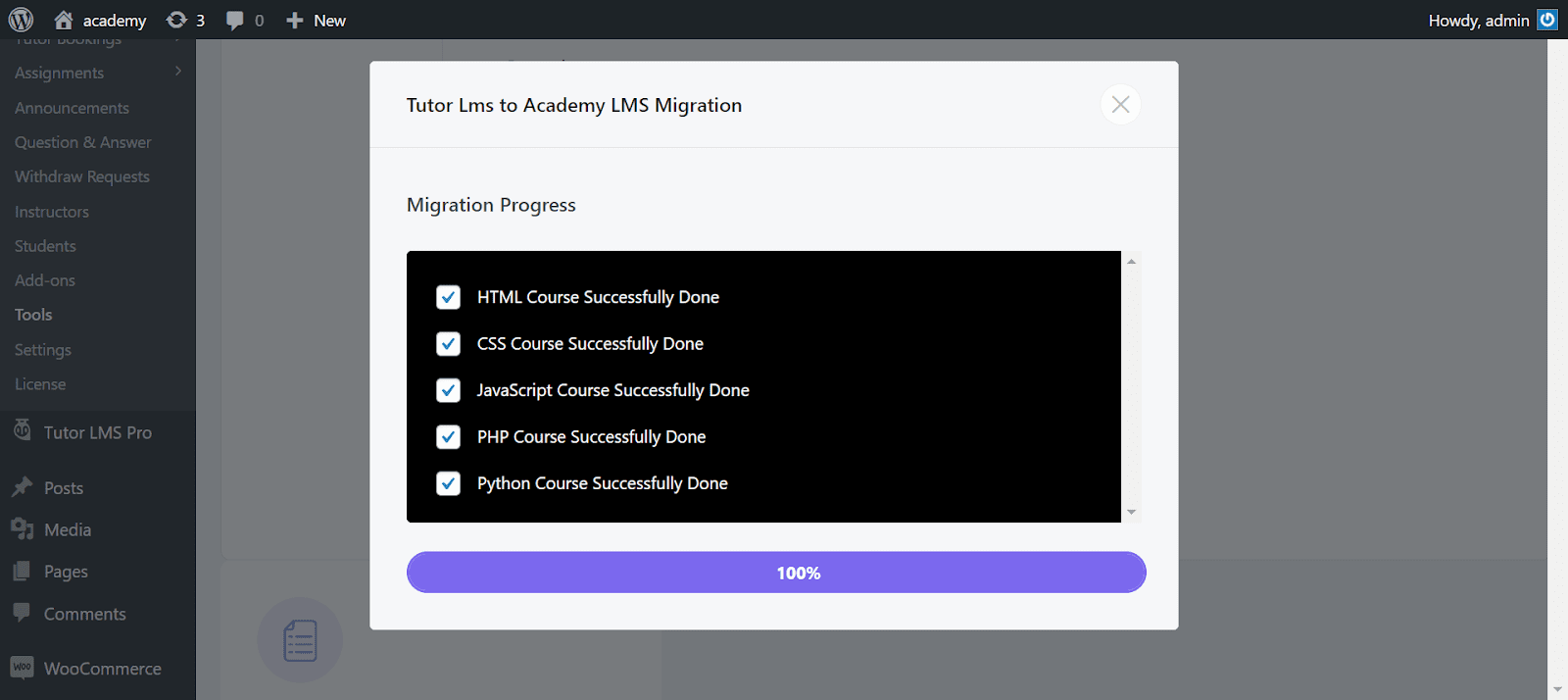 Run Migration