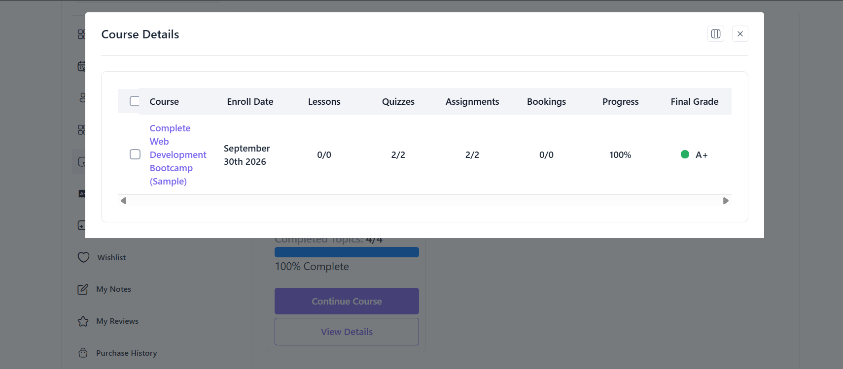 Course Details