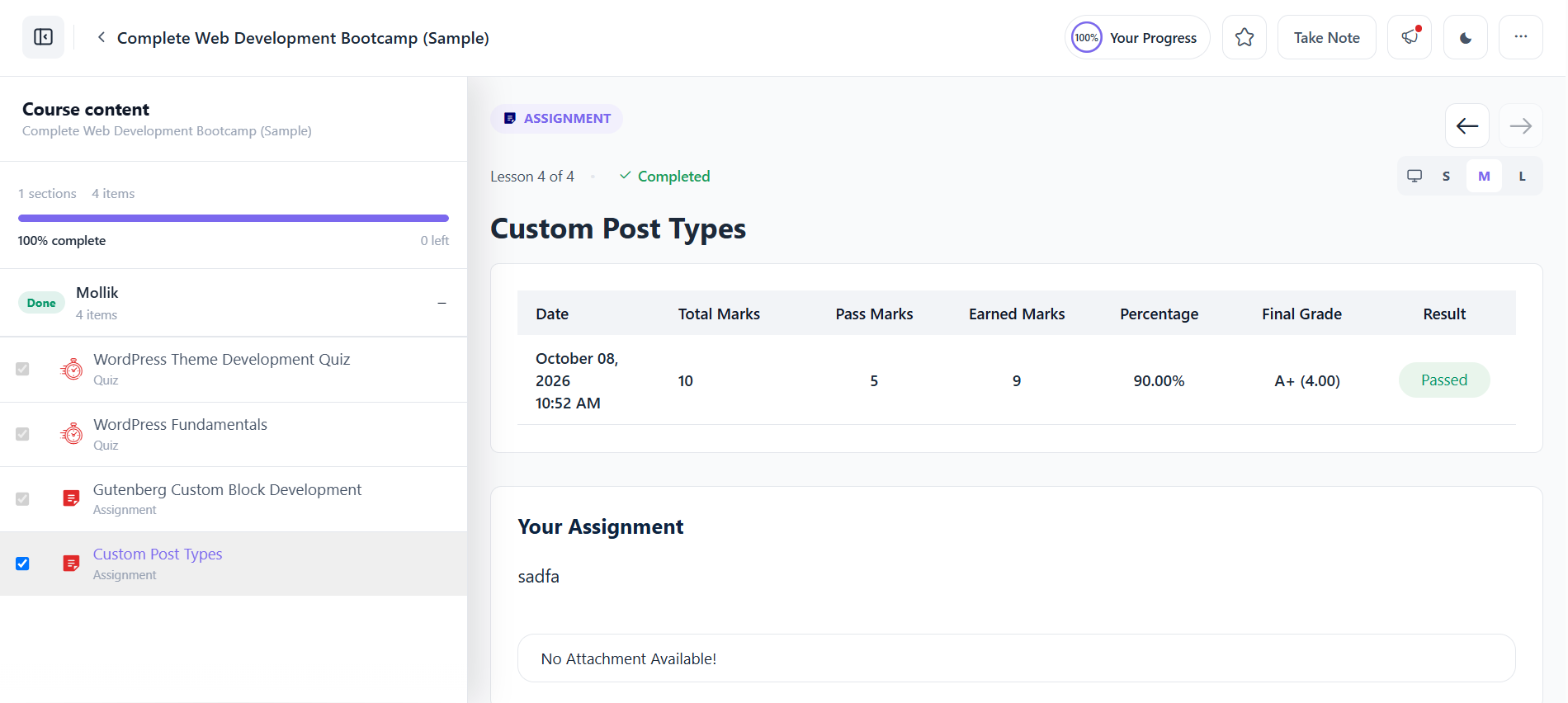 Custom Post Types