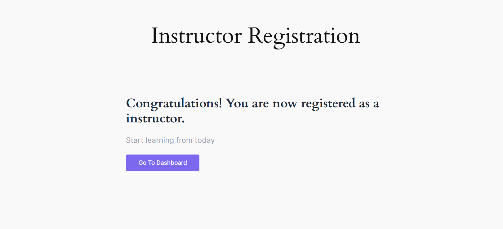 Register As Instructor