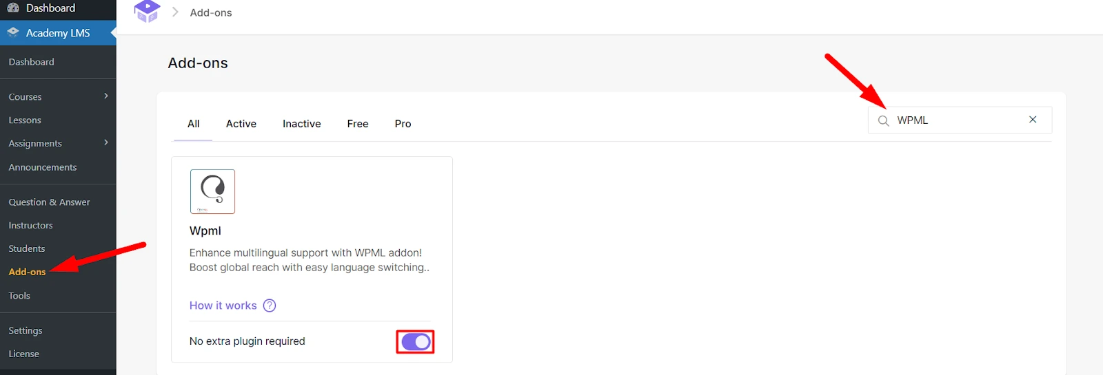 WPML Integration add-on